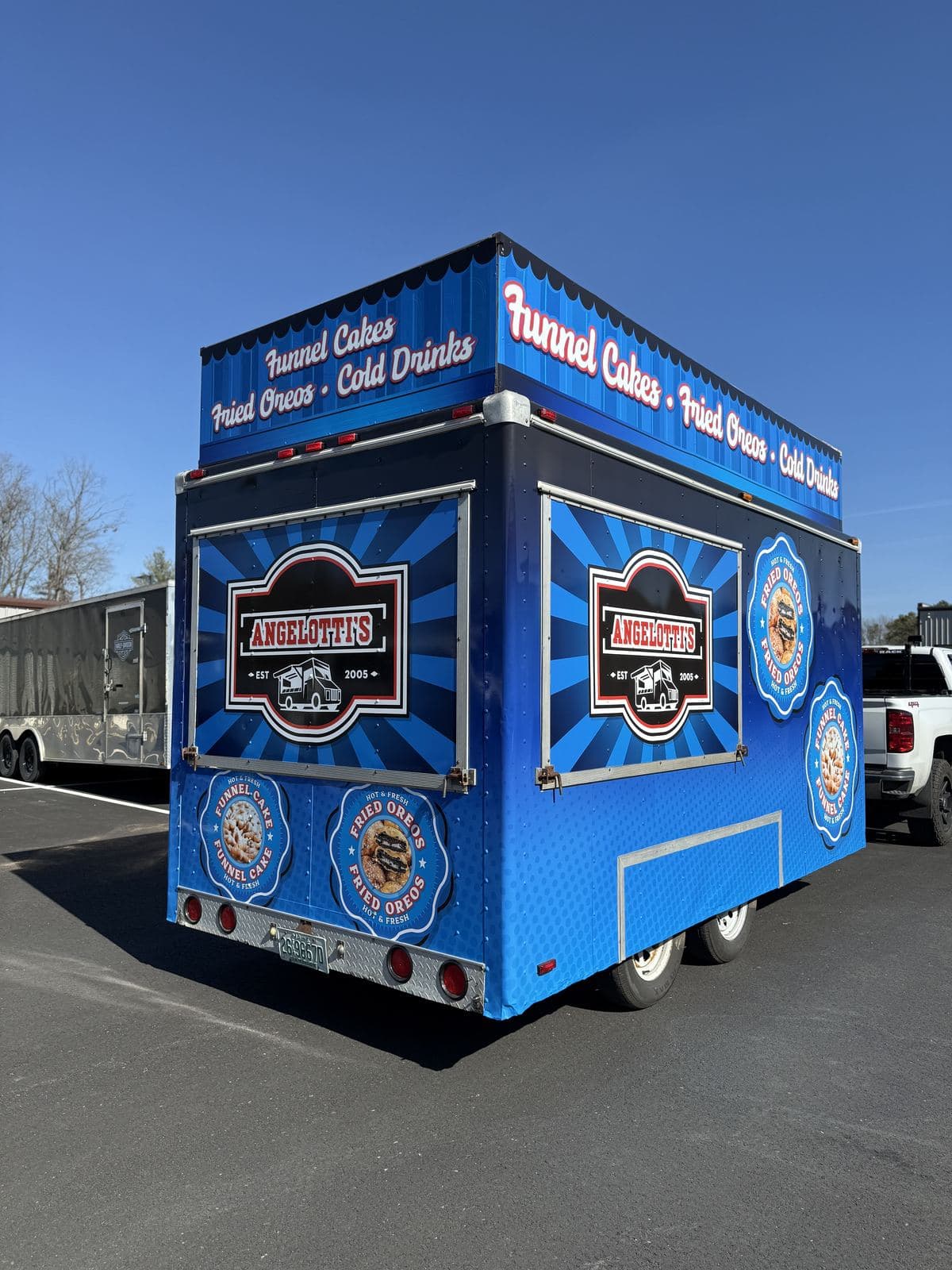Angelotti's food trailer wrap