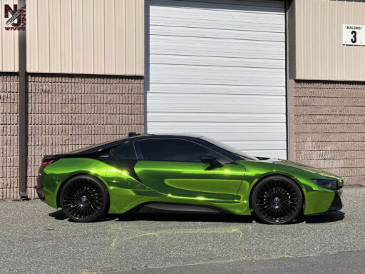 BMW i8 Green Chrome